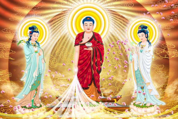 Ý nghĩa và cách thờ cúng bộ tượng Tam Thánh Phật